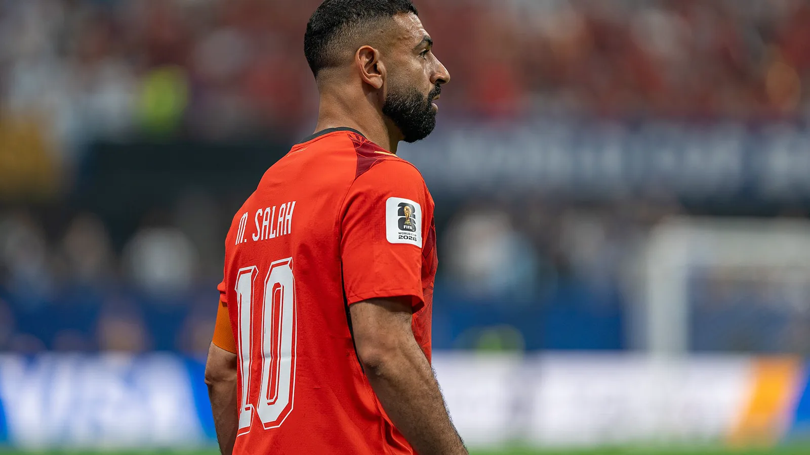Xem lại bóng đá Xoilac - Mohamed Salah trong trận Argentina gặp Ai Cập ngày 7/7/2026 Mohamed Salah trên sân trong trận Argentina gặp Ai Cập, ảnh minh họa cho mục xem lại bóng đá Xoilac