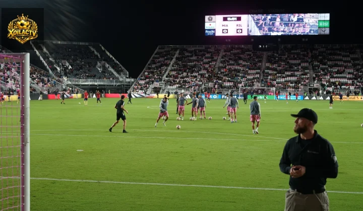 Ảnh tư liệu Inter Miami CF thi đấu trên sân nhà năm 2024