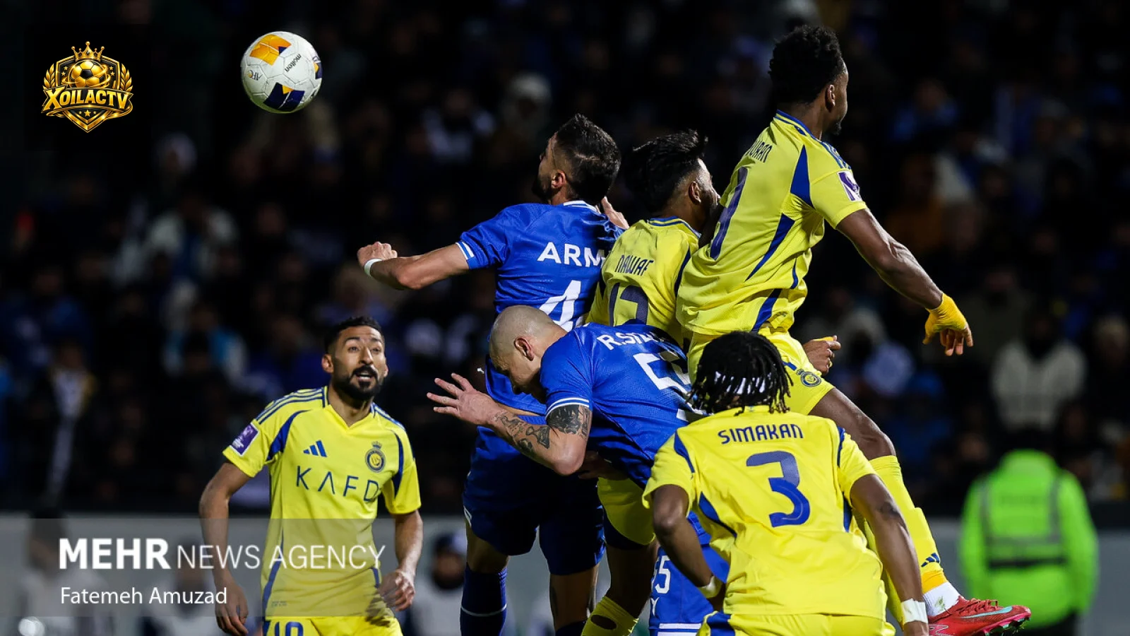 Al-Nassr trong trận đấu với Esteghlal năm 2025